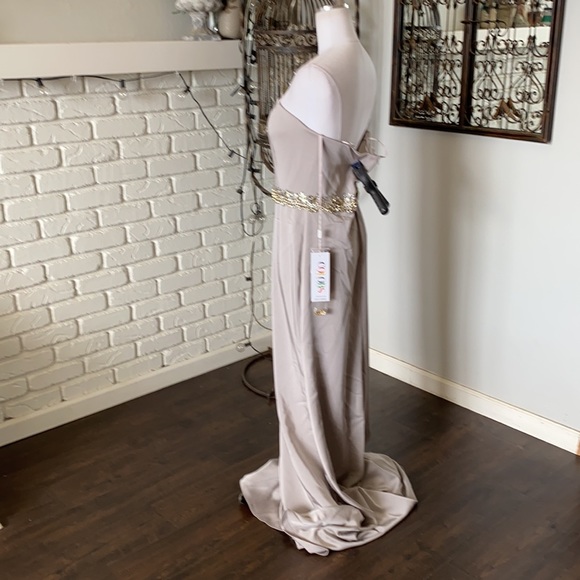 COLORS STRAPLESS WEDDING FORMAL PROM GOWN DRESS 1541 12 NEW BRIDESMAID - Picture 7 of 13